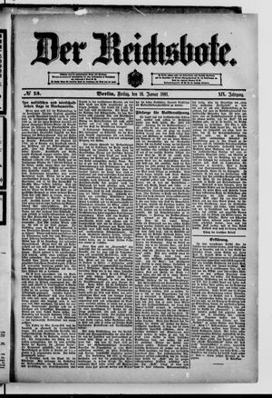 Der Reichsbote on Jan 16, 1891