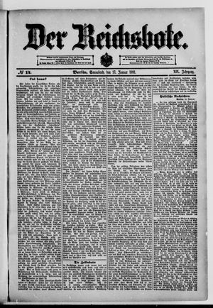 Der Reichsbote vom 17.01.1891