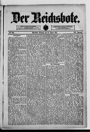 Der Reichsbote vom 18.01.1891