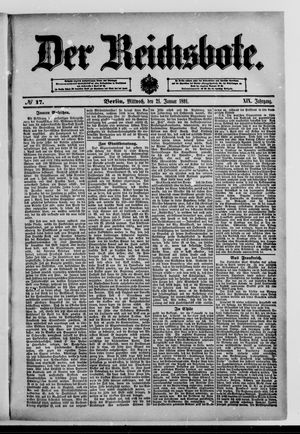 Der Reichsbote vom 21.01.1891