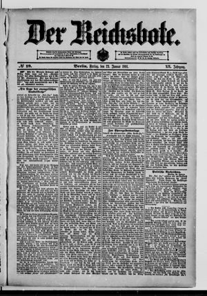 Der Reichsbote on Jan 23, 1891