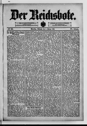 Der Reichsbote on Feb 4, 1891