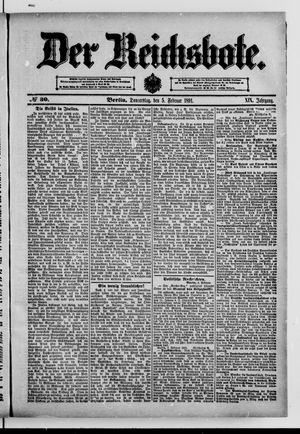 Der Reichsbote on Feb 5, 1891