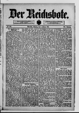 Der Reichsbote on Feb 8, 1891