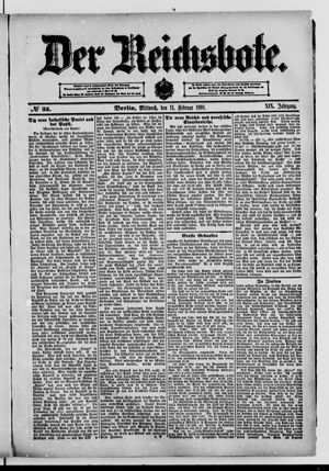 Der Reichsbote on Feb 11, 1891
