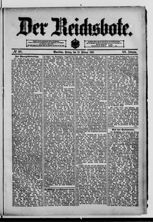 Der Reichsbote vom 13.02.1891