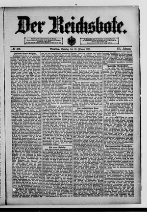 Der Reichsbote on Feb 15, 1891