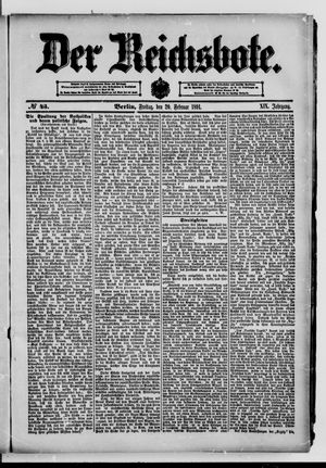 Der Reichsbote on Feb 20, 1891
