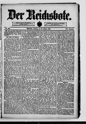 Der Reichsbote on Feb 24, 1891