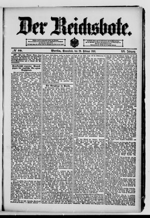Der Reichsbote on Feb 28, 1891