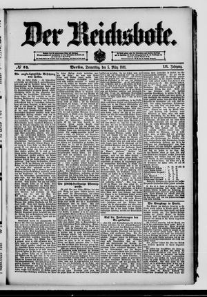 Der Reichsbote vom 05.03.1891