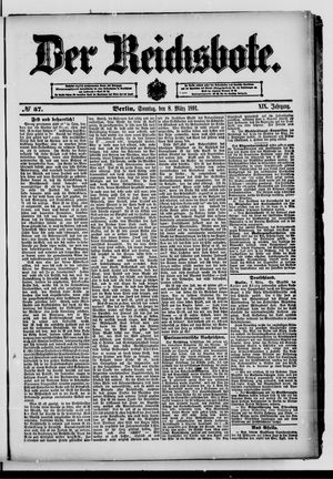 Der Reichsbote vom 08.03.1891