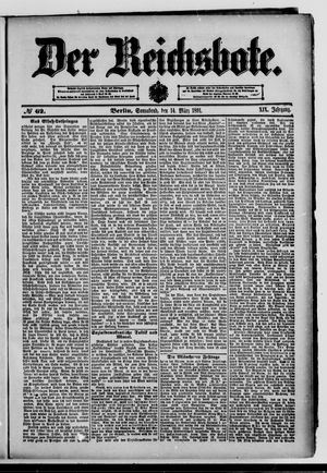 Der Reichsbote on Mar 14, 1891
