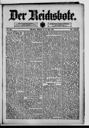 Der Reichsbote on Mar 18, 1891