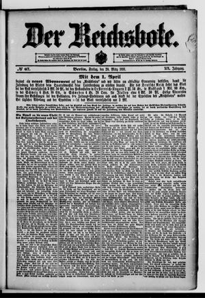 Der Reichsbote vom 20.03.1891
