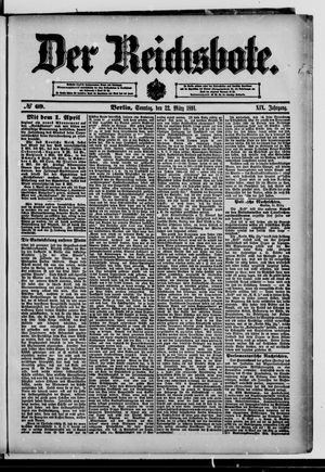 Der Reichsbote vom 22.03.1891