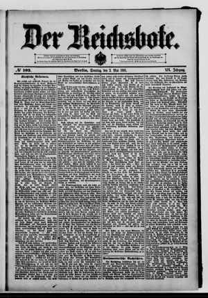 Der Reichsbote on May 3, 1891