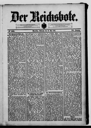 Der Reichsbote vom 13.05.1891