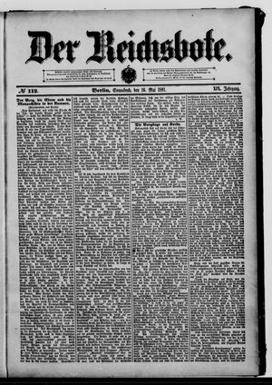 Der Reichsbote on May 16, 1891