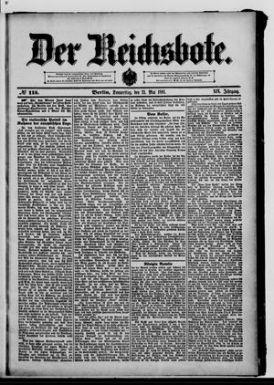 Der Reichsbote on May 21, 1891
