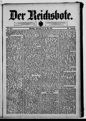 Der Reichsbote vom 23.05.1891