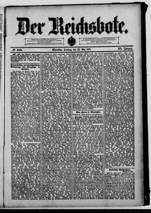 Der Reichsbote on May 26, 1891