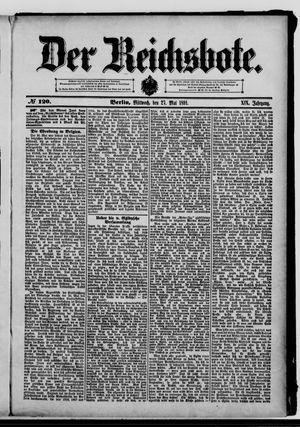 Der Reichsbote vom 27.05.1891
