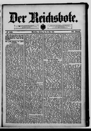 Der Reichsbote on May 29, 1891