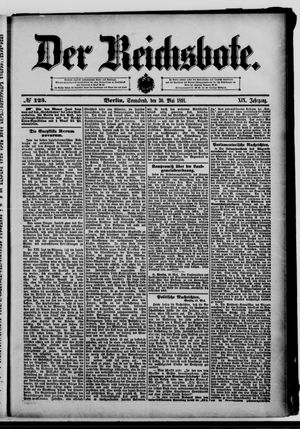 Der Reichsbote on May 30, 1891