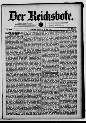Der Reichsbote vom 05.06.1891
