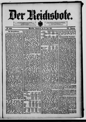 Der Reichsbote on Jun 13, 1891