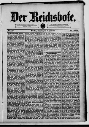 Der Reichsbote vom 18.06.1891