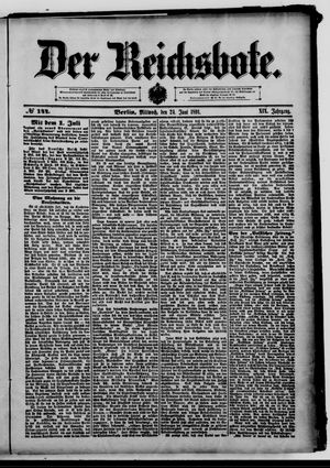 Der Reichsbote vom 24.06.1891