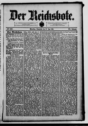 Der Reichsbote vom 27.06.1891