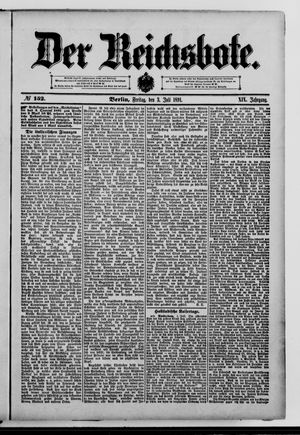 Der Reichsbote vom 03.07.1891