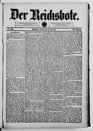 Der Reichsbote on Jul 14, 1891