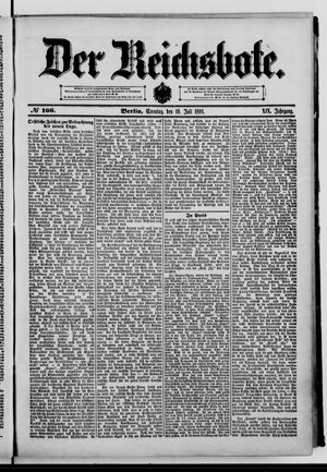 Der Reichsbote on Jul 19, 1891