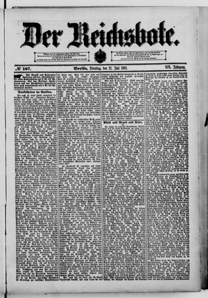 Der Reichsbote vom 21.07.1891
