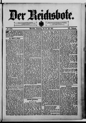 Der Reichsbote vom 30.07.1891