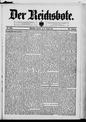 Der Reichsbote vom 11.08.1891