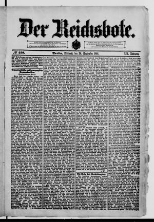 Der Reichsbote vom 30.09.1891