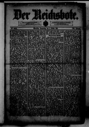 Der Reichsbote vom 01.10.1891