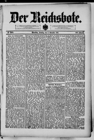 Der Reichsbote vom 03.11.1891