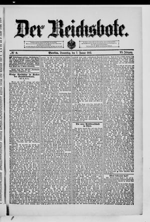 Der Reichsbote on Jan 7, 1892