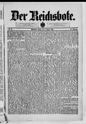 Der Reichsbote vom 08.01.1892