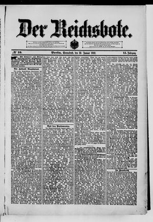 Der Reichsbote vom 23.01.1892