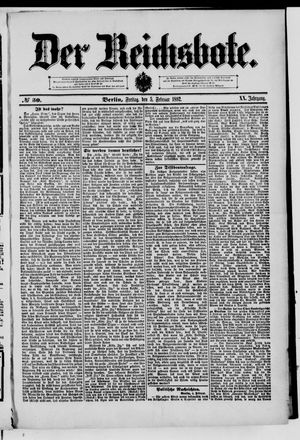 Der Reichsbote vom 05.02.1892