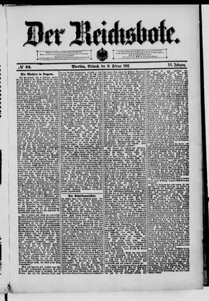 Der Reichsbote on Feb 10, 1892