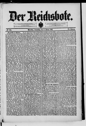 Der Reichsbote on Feb 11, 1892