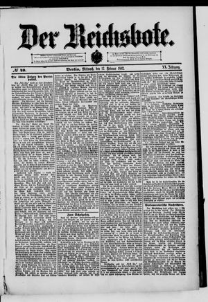 Der Reichsbote on Feb 17, 1892